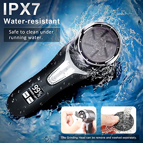Electric Callus Remover with Vacuum - Rechargeable Foot File Kit
