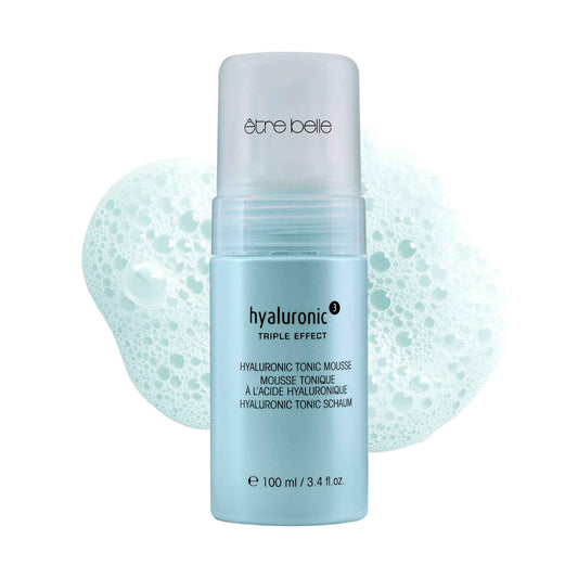 être belle Hyaluronic Triple Effect Tonic Mousse, Skin Care for Women, Hydrating Toner Foam, Made with Hyaluronic Acid, Witch Hazel & Kiwi Extract for All Skin Types, 100 mL