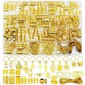 300 Gold Hair Jewelry Cuffs for Braids, Locs & Dreads