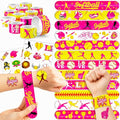 Softball Party Favors Set - 48 Tattoos & 24 Slap Bracelets