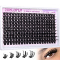 Wispy D-Curl Lash Clusters 10-18mm - 200pcs DIY Extensions