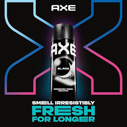 AXE Black Body Spray Deodorant for Men 4 oz