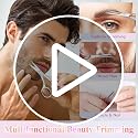 3.8 Inch Stainless Steel Eyebrow Scissors for Men & Women