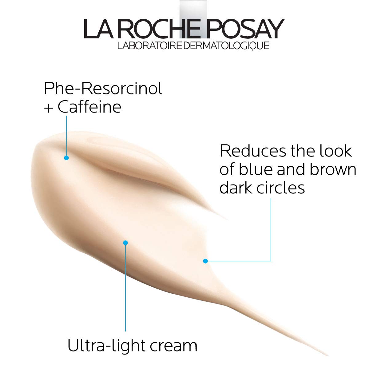 La Roche-Posay Pigmentclar Dark Circles Eye Cream with Caffeine, Brightens Under Eye Area and Targets Dark Circles