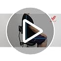 Antlu Saddle Stool with Back Support - Ergonomic Rolling Chair