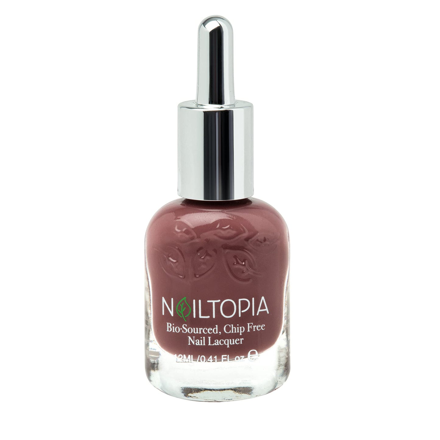 Nailtopia - Plant-Based Chip Free Nail Lacquer - Non Toxic, Bio-Sourced, Long-Lasting, Strengthening Polish - Not Today (Mauve) - 0.41oz