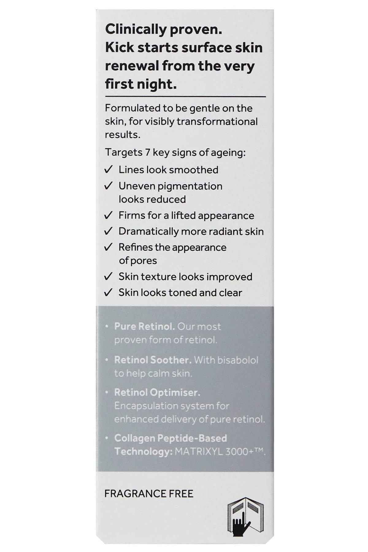 No7 Pure Retinol Night Concentrate 0.3% Retinol 1.0 Fl Oz