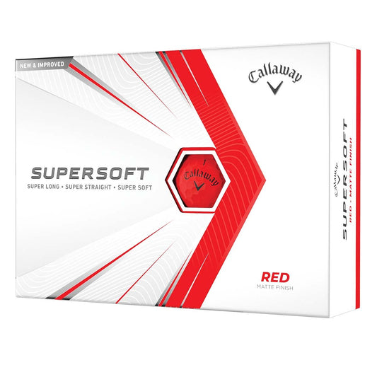 Callaway Golf Supersoft Golf Balls (2021 Version, Red)