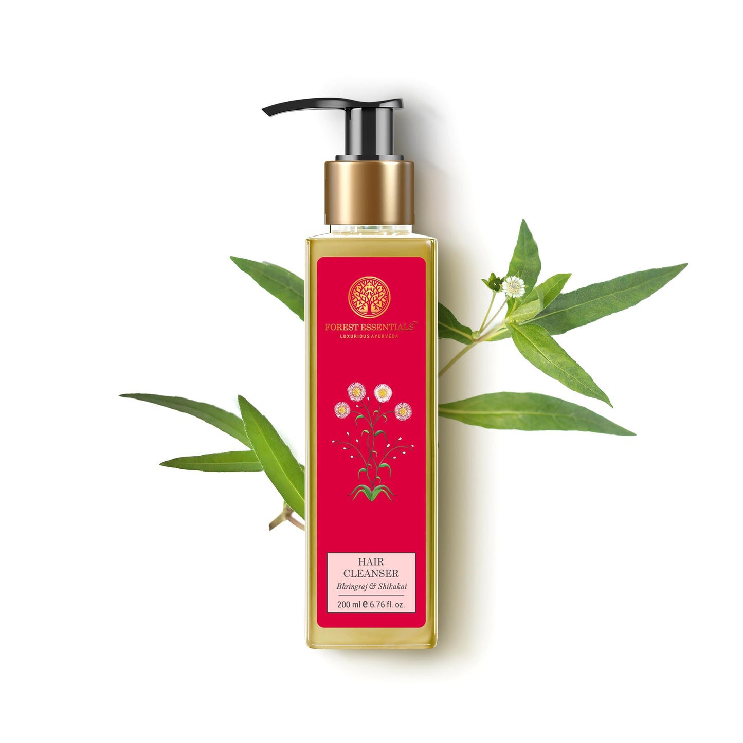 Forest Essentials Hair Cleanser, Bhringraj and Shikakai, 200ml