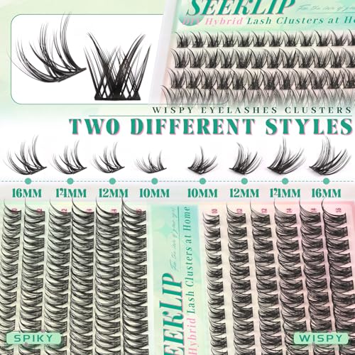 Wispy Lash Clusters 144pcs 10-16mm DIY Eyelash Extensions
