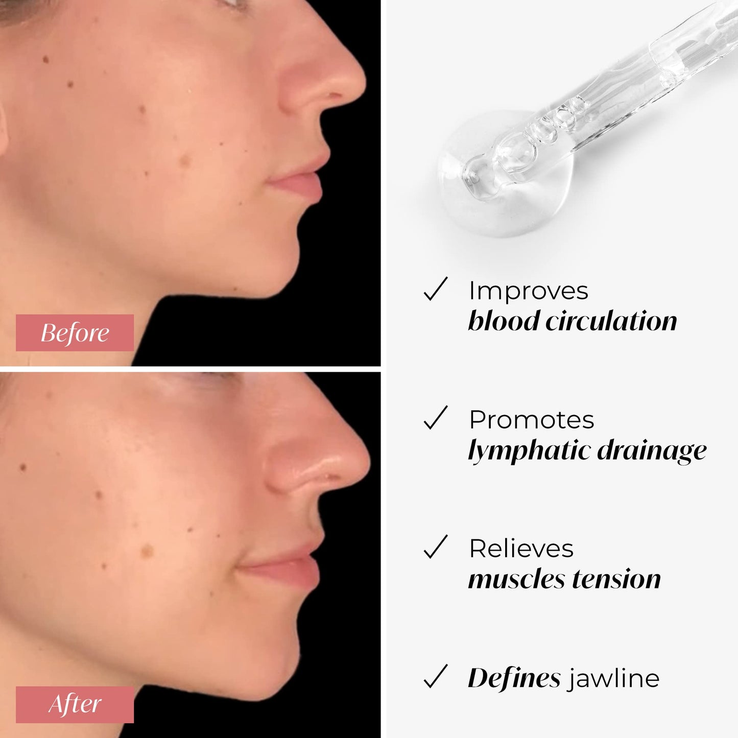 PLANTIFIQUE Gua Sha Rose Quartz Tool for Face Anti Aging Massage Tool and Stainless Steel Gua Sha Facial Tool, Skin Massage Tool for Face, Body, Eyes, Neck, Heart Style with Travel Pouch, Skin Care