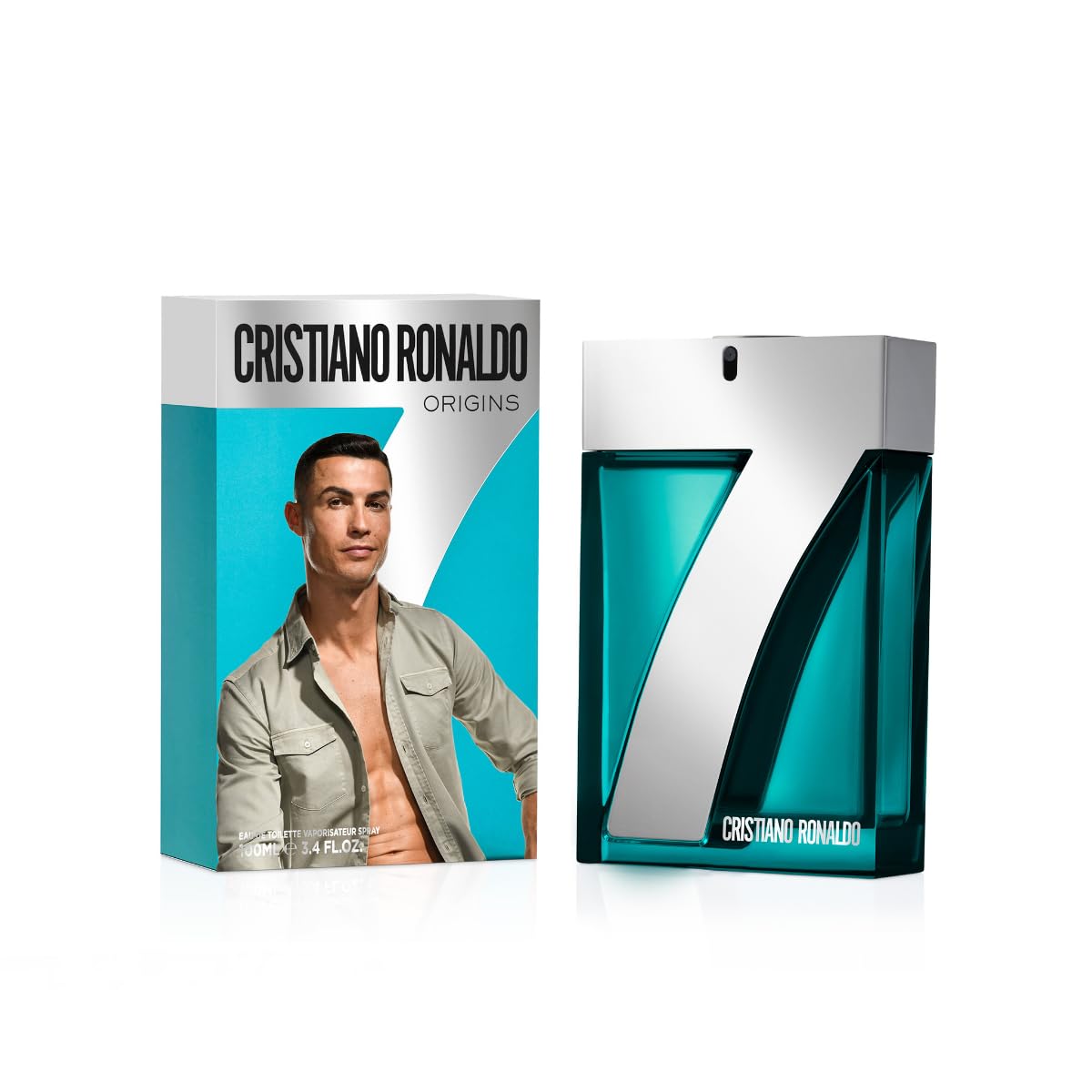 Cristiano Ronaldo - CR7 Origins Eau de Toilette, 3.4oz Spray for Men