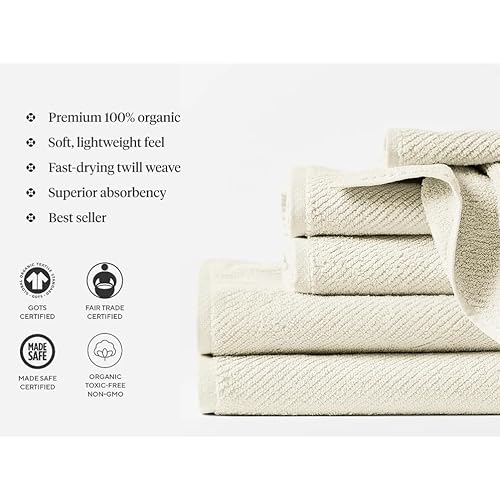 Coyuchi Air Weight Organic Towels, Bath Sheet - Shadow (35" x 65")