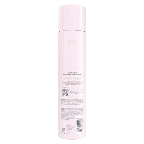 Nexxus Styling Spray Maxximum Finish Firm Hold Hairspray Powered by STYLEPROTECT Technology 10 oz | for Control, Hold, Hairspray, for Women, Hair Styling, Pink