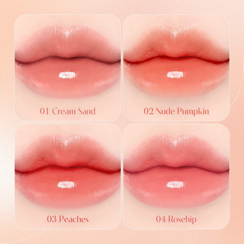 dasique Mood Glow Lipstick #03 Peaches | Color Lipstick Balm | Vegan | Lightweight | Hydrating | Daily Use