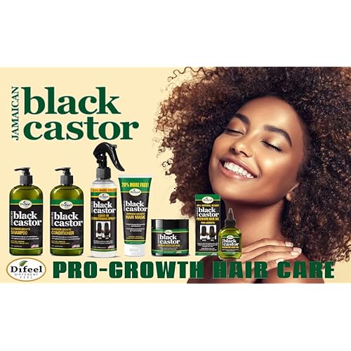 Difeel Superior Growth Jamaican Black Castor Conditioner 33.8 oz. - Sulfate Free Conditioner made with Natural Ingredients