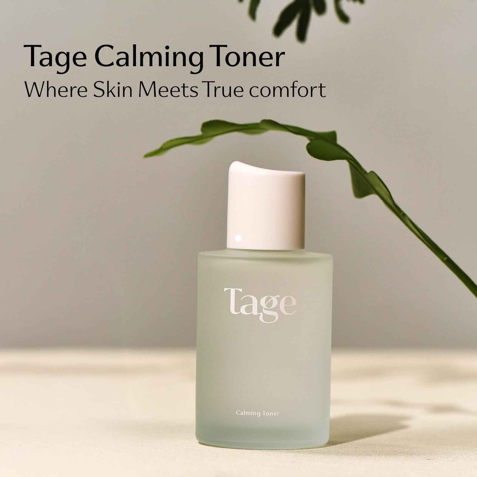 Tage Calming Toner, Soothe Sensitive and Irritated Skin,Korean Skin Care, Cypress Water, Vegan, Not Tested on Animals, (3.38fl.oz /100ml)