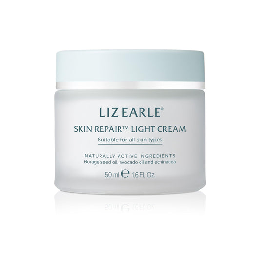 Liz Earle Skin Repair Light Face Cream - Hydration-Boosting Face Moisturizer with a Silky, Lightweight Texture - Balances & Hydrates Skin for a Healthy, Radiant Glow (50 ml)