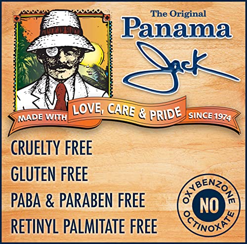 Panama Jack Sunscreen Tanning Lotion - SPF 8, PABA, Paraben, Gluten & Cruelty Free, Antioxidant Moisturizing Formula, 6 FL OZ (Pack of 6)