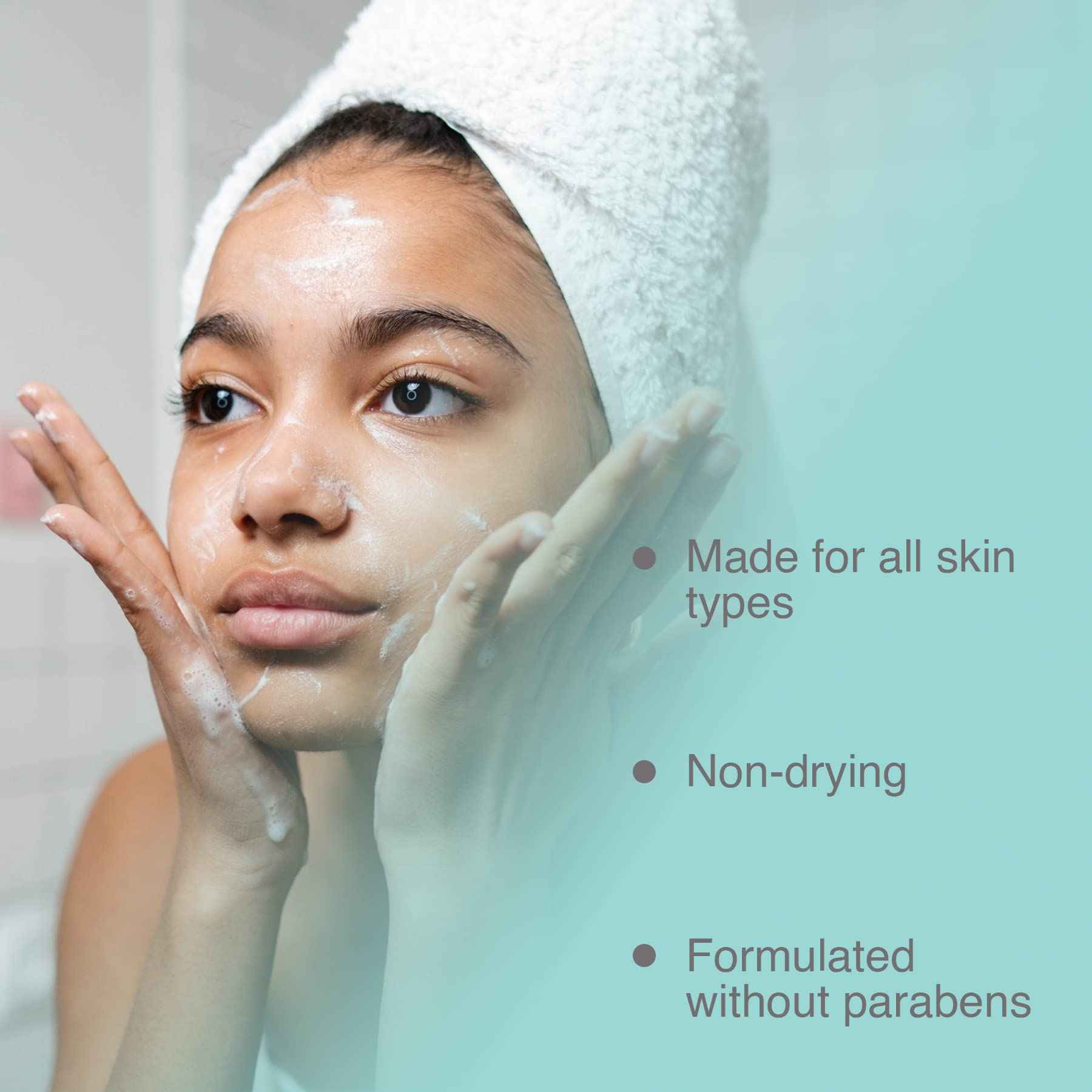 Pharmagel Hydra Cleanse Water Rinseable Facial Cleanser for All Skin Types | Natural Face Wash | Hydrating, Age Defying, and Revitalizing Face Cleanser | 8.5 fl. oz.