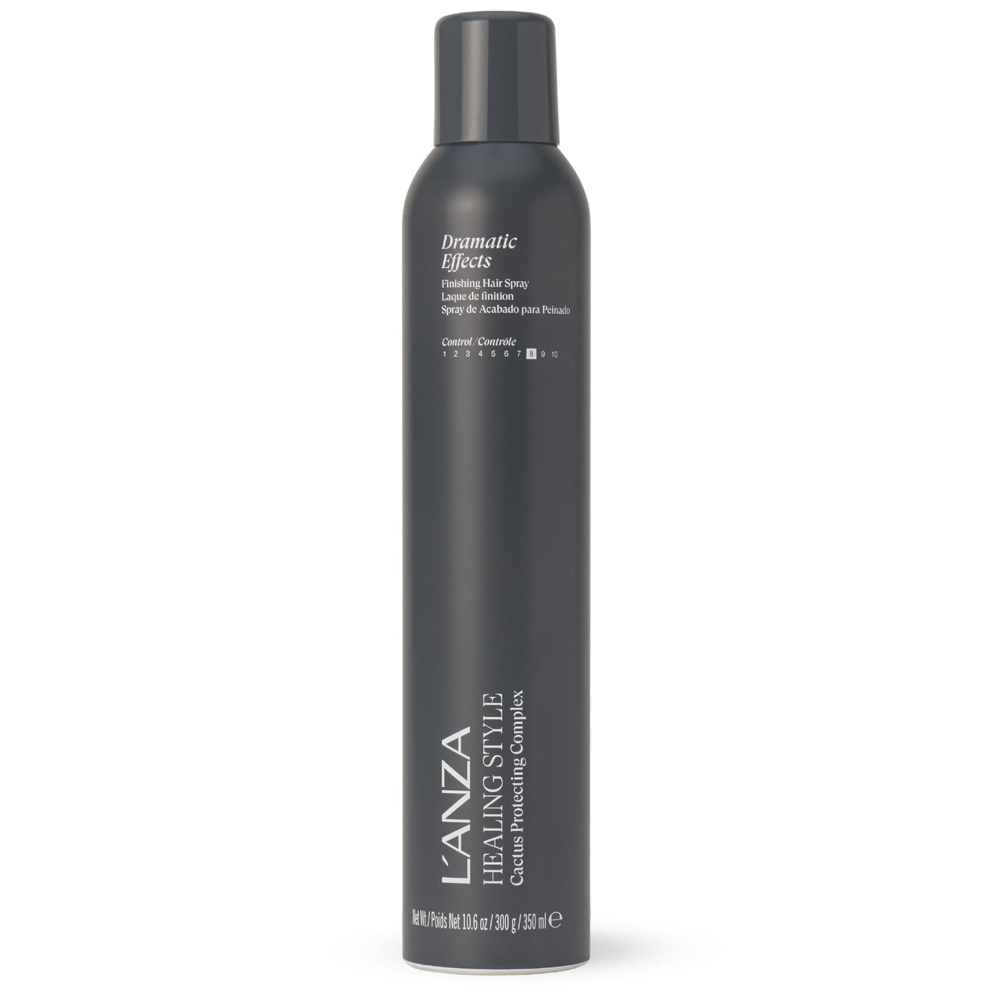 L'ANZA Healing Style Dramatic F/X Hair Spray Firm Hold Finishing Hairspray, Anti Humidity & Heat Protection, Long-Lasting Control, Adds Shine & Texture, Color Safe Anti-Frizz Sulfate Free (10.6 Fl Oz)