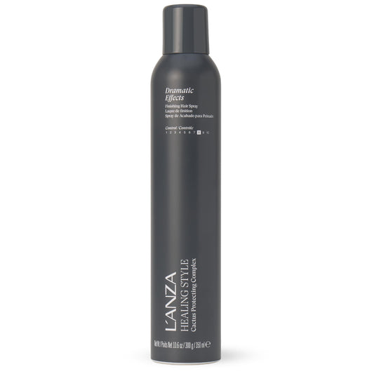 L'ANZA Healing Style Dramatic F/X Hair Spray Firm Hold Finishing Hairspray, Anti Humidity & Heat Protection, Long-Lasting Control, Adds Shine & Texture, Color Safe Anti-Frizz Sulfate Free (10.6 Fl Oz)