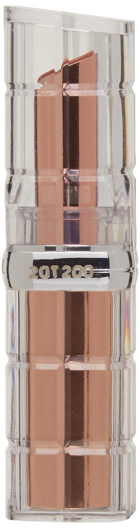 L'Oreal Paris Makeup Colour Riche Plump and Shine Lipstick, for Glossy, Radiant, Visibly Fuller Lips with an All-Day Moisturized Feel, Coconut Plump, 0.1 oz.