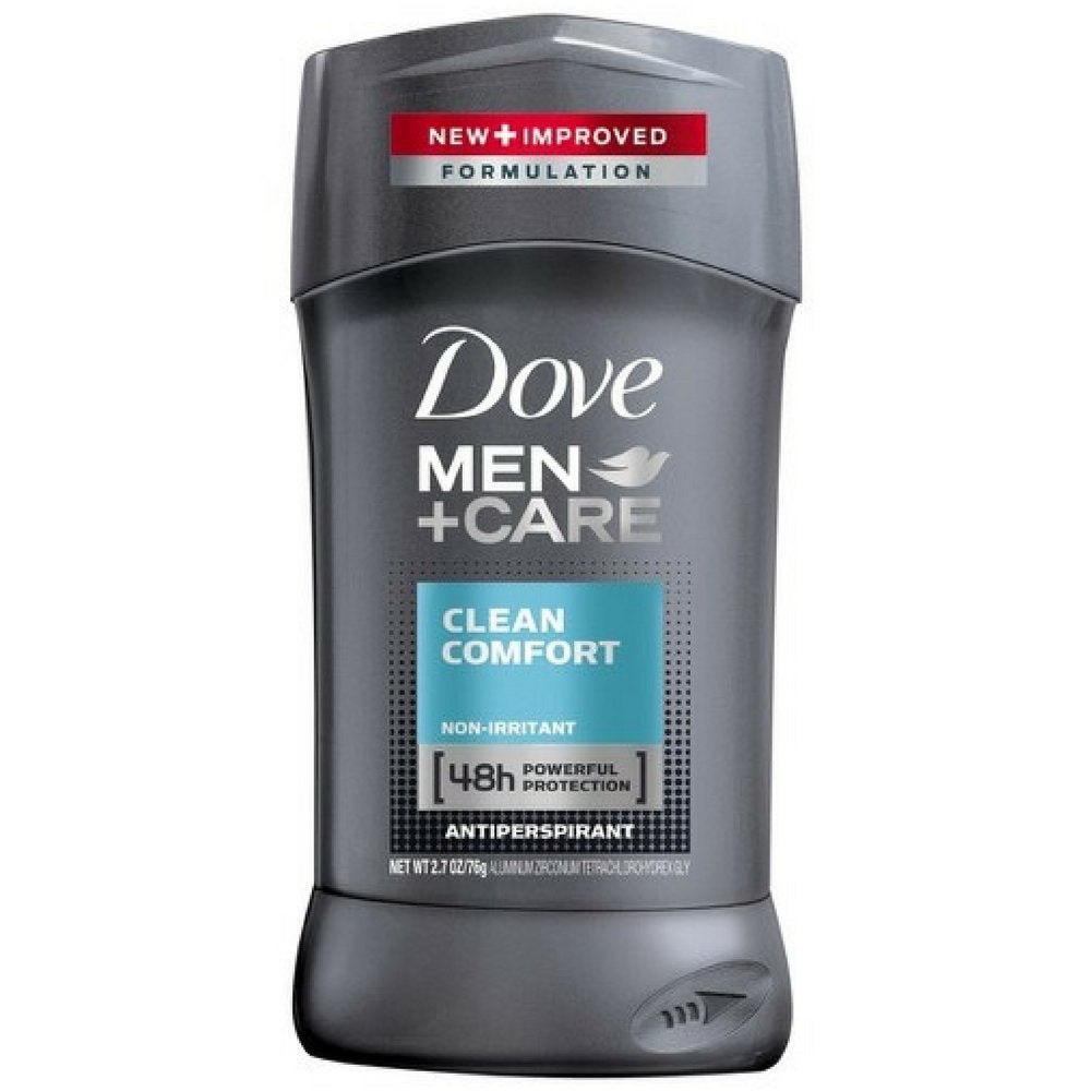 Dove Men+Care Antiperspirant Deodorant Stick, Clean Comfort, 2.7 oz