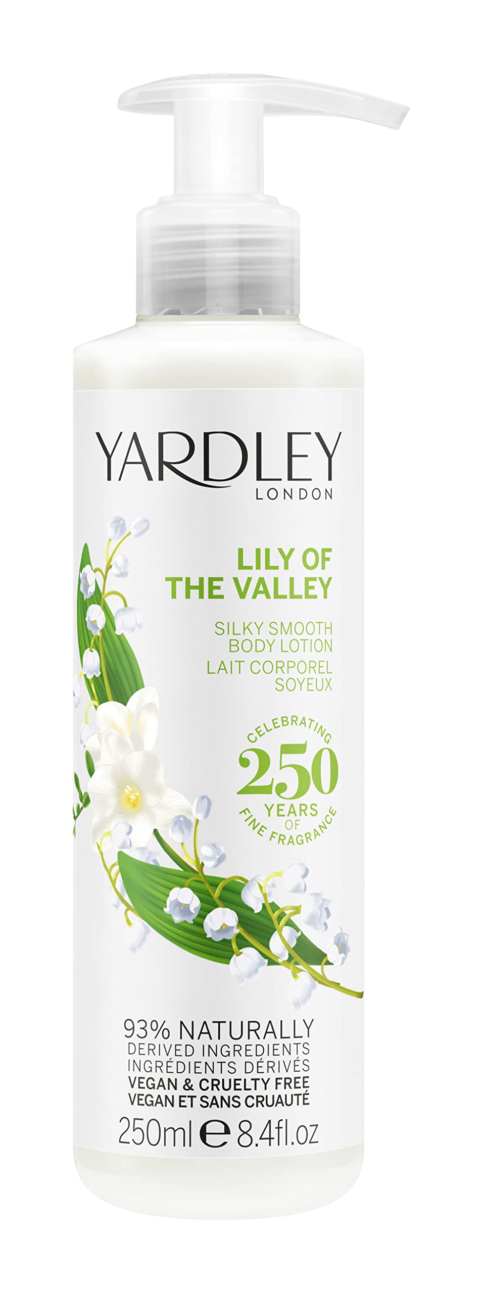 Yardley London Lily of the Valley Moisturising Body Lotion 250 ml