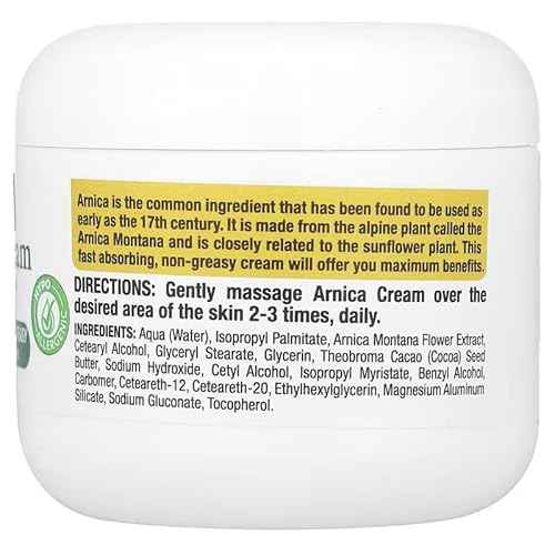 Kids Relief Arnica Cream, Natural, Soothing, Non Greasy, Hypo-Allergenic and Unscented Cream, 4 oz (Pack of 1)