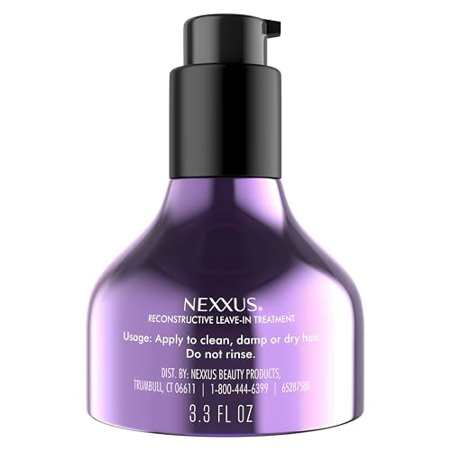 Nexxus KERAPHIX Liquid Crystallizer Hair Strengthening Treatment Reconstructive Leave-In For Damaged Hair Powered by KRT Keratin Resistance Therapy with Liquid Crystal Amino Acids 3.3 fl oz