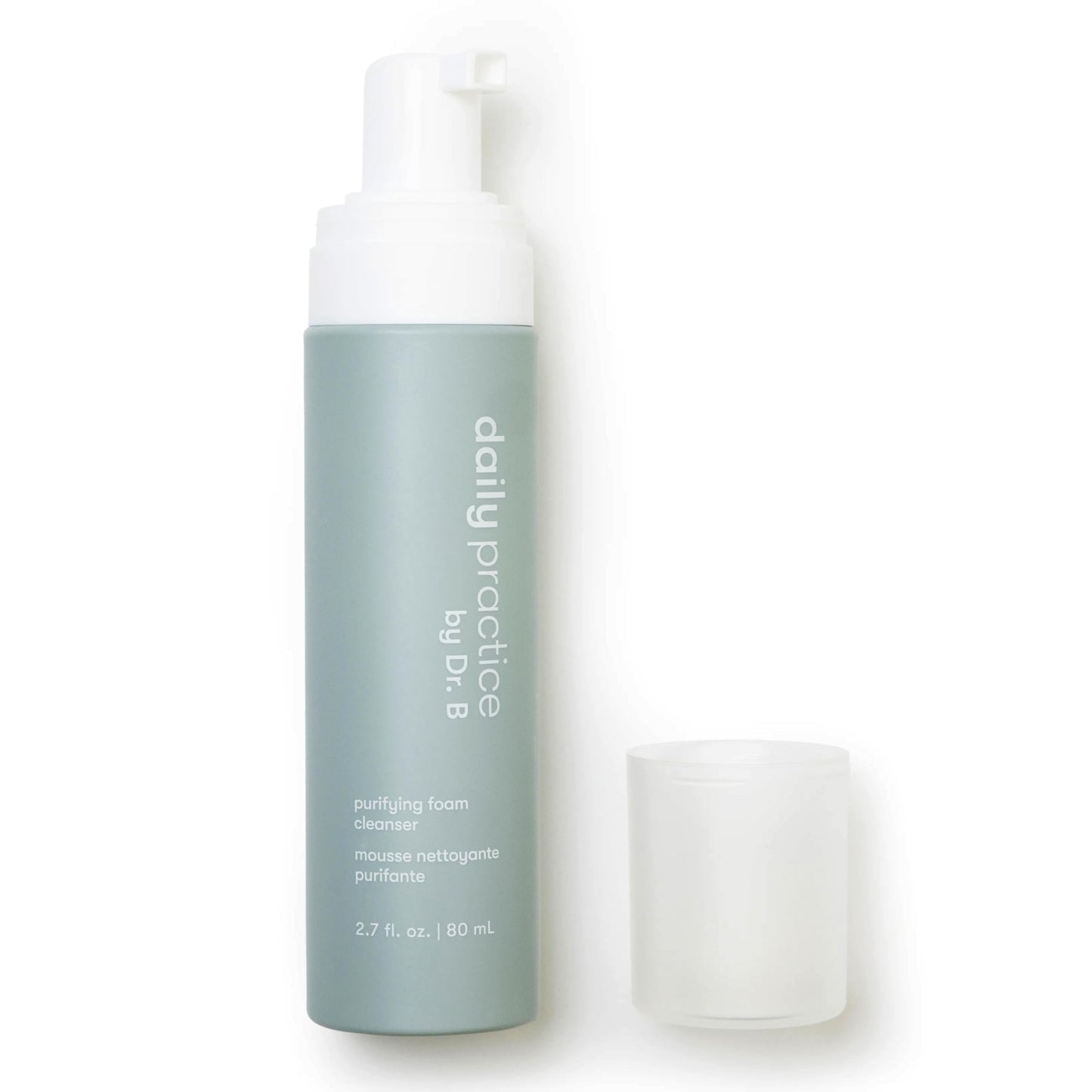 Daily Practice Dr. B Purifying Foam Cleanser - Gentle Eyelid Cleanser & Eyelash Wash for Sensitive & Dry Eyes, Blepharitis Treatment - Ophthalmologist-Created, Paraben/Phthalate/SLS-Free - 2.7 fl oz