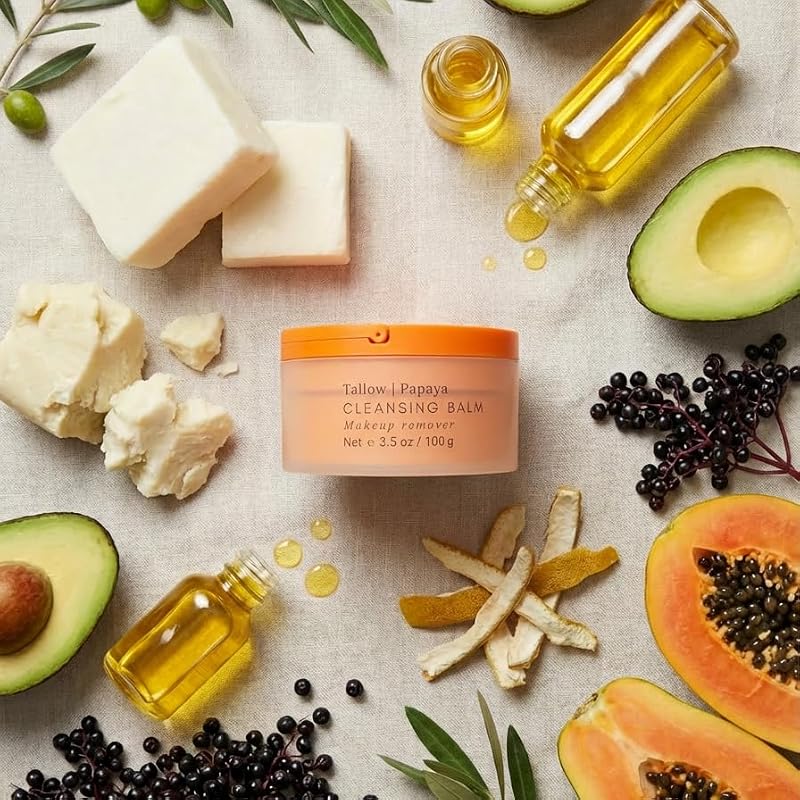 Tallow Cleansing Balm - Natural Makeup Remover for Sensitive Skin