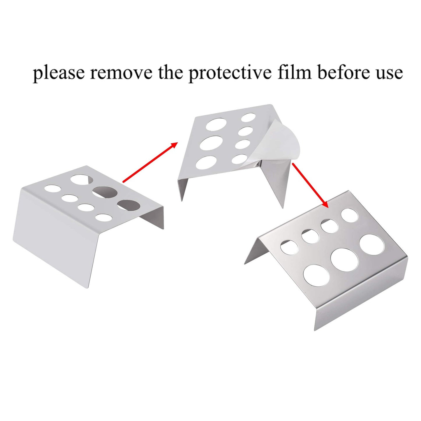 Tattoo Ink Cup Holder,New Star Tattoo 5pcs 7 Holes Stainless Steel Tattoo Pigment Ink Cup Caps Holder Stand Pigment Cup Cap Container Holder Stand for Tattoo Machine Supply