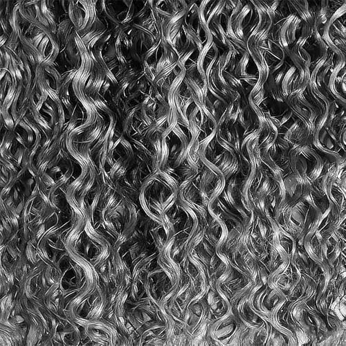 P1B Gray Water Wave Human Hair 3 Bundles 24 26 28 Inch