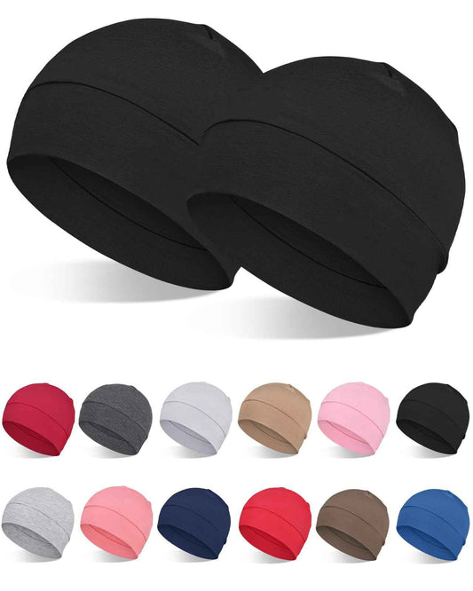 Mens Sleeping Cap Cotton Head Cover for Hair Loss Chemo Patients