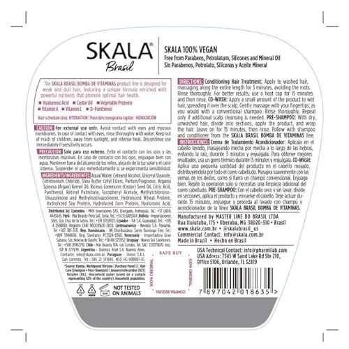 SKALA Brasil Bomba De Vitaminas Hair Treatment Cream - 35.2 Ounce