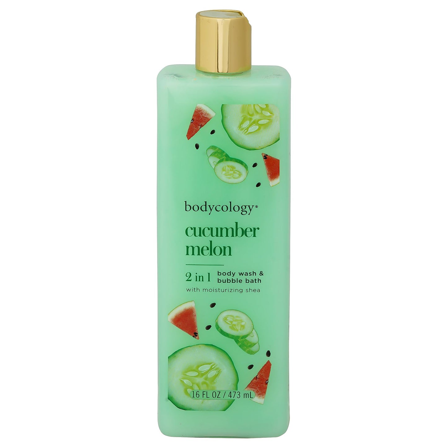 Bodycology Cucumber Melon Body Wash Women 16 oz