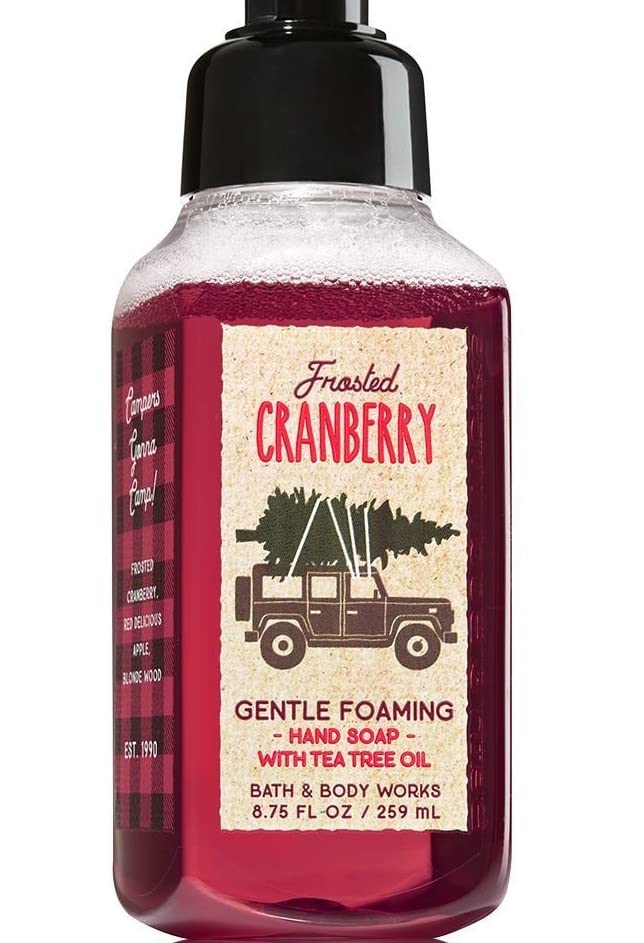 Bath and Body Works Frosted Cranberry Gentle Foaming Hand Soap. 8.75 Oz.