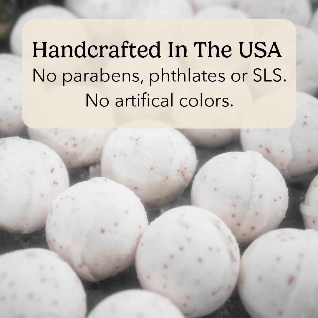 PACHA SOAP Co. Holiday Bath Bomb Card 3 Pack, Santa Suds - Scents of Honey Chamomile, Moisturizing, Naturally Derived & Handcrafted in The USA, Christmas Stocking Stuffer