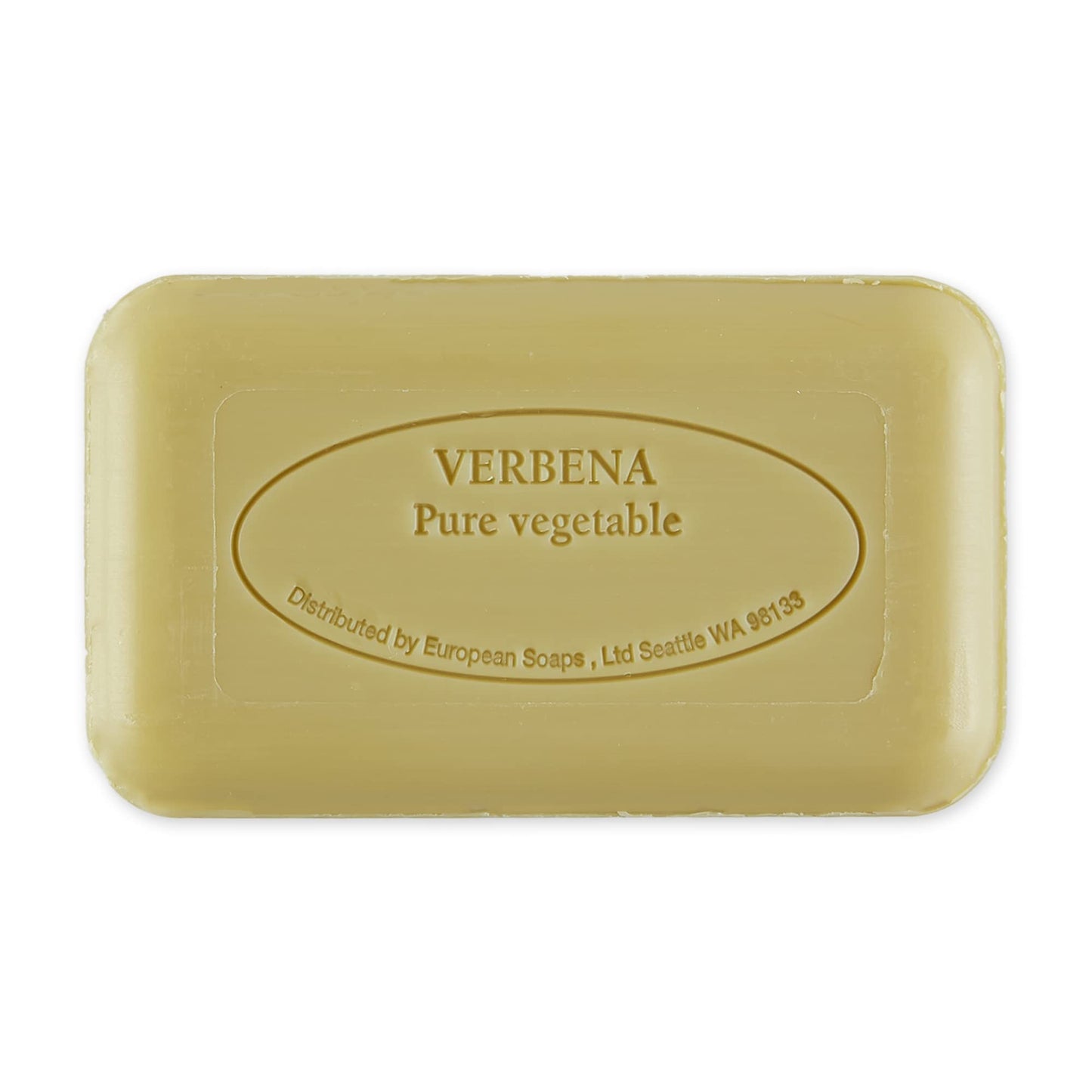 Pre de Provence Artisanal French Moisturizing Soap Bar, Shea Butter Enriched, Quad Milled for Long Lasting Rich Smooth Lather, 5.3 Ounce, Verbena