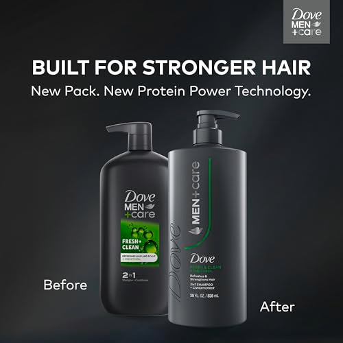 Dove Men+Care 2-in-1 Shampoo & Conditioner, 28 fl oz