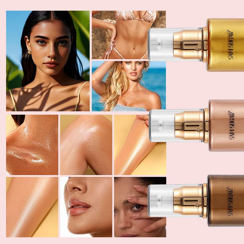 Shimmer Body Oil - Moisturizing Glow Highlighter 100ml