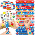 Bowling Party Favors Set - 24 Slap Bracelets & 36 Temporary Tattoos