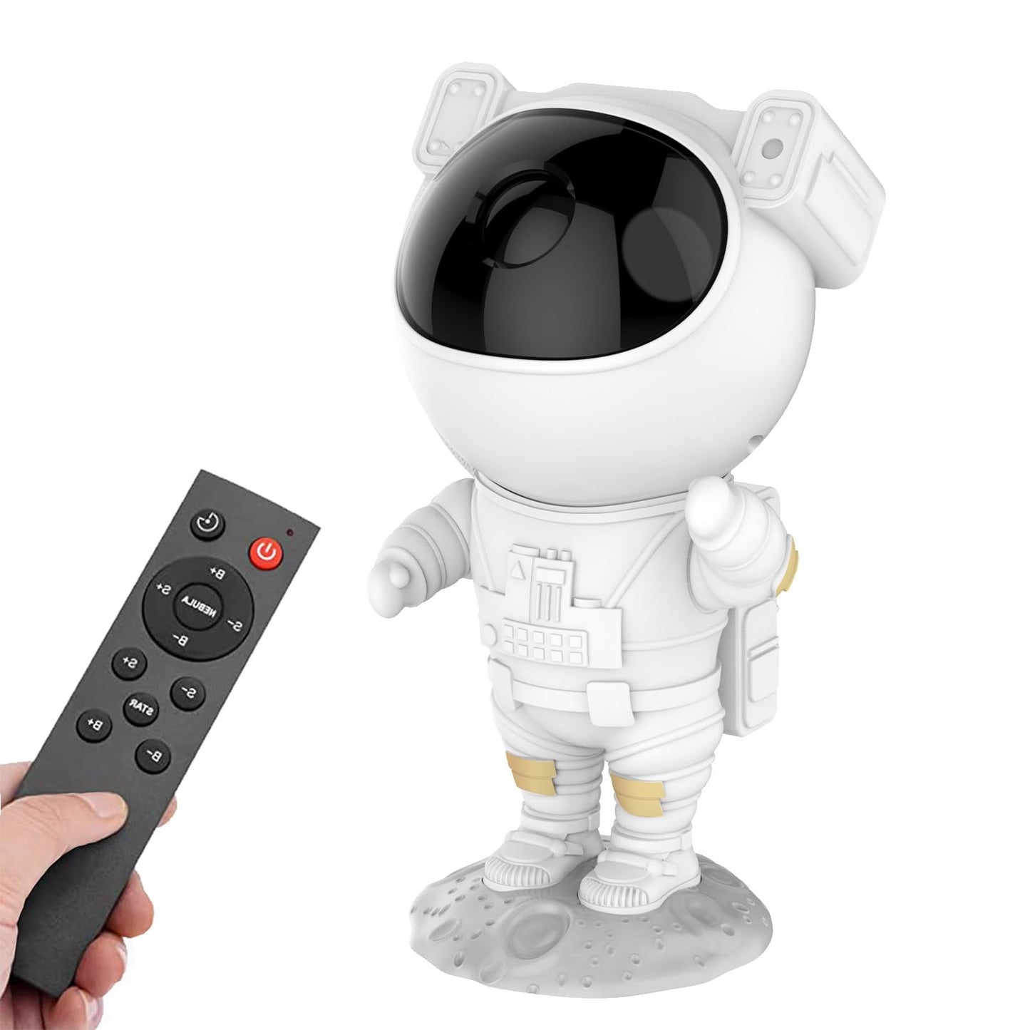 Kids Astronaut Star Projector Galaxy Light with Timer and Infrared Remote Control, 360° Adjustable Starry Night Light Projector for Baby/Adults/Bedroom/Party/Home Decor/Game Room Decor