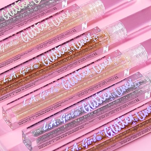 L.A. Girl Glitter Liner Pampered Pink (Pack of 2)