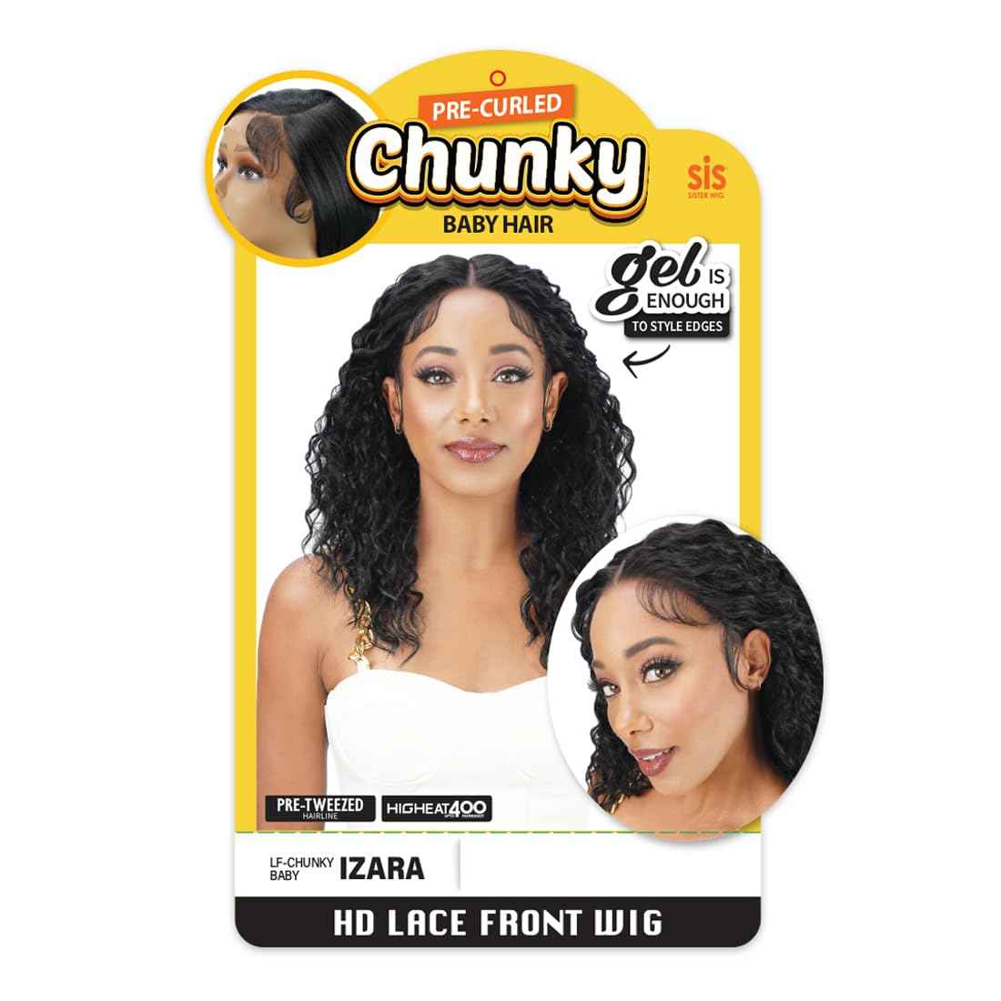 Zury Sis Chunky Synthetic Hair Hd Lace Front Wig - Izara (1)