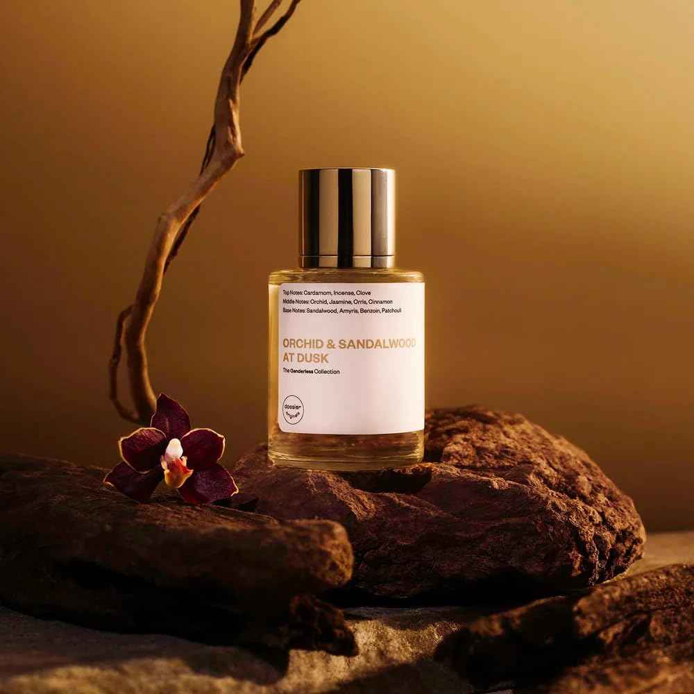 Dossier Original Eau de Parfum - Orchid & Sandalwood at Dusk - Unisex - 50 ML Long-lasting Perfume Crafted in France