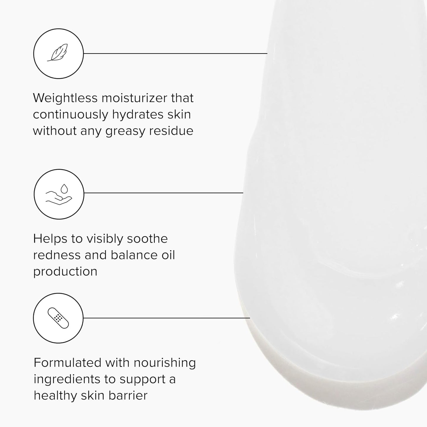 DRMTLGY Water Créme Face Moisturizer for Women & Men - Facial Moisturizer for Dry Skin - Lightweight Daily Moisturizer Face Cream