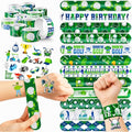 48PCS Golf Party Set 24PCS Temporary Tattoos & 24PCS Slap Bracelets Fun Golf-Themed Birthday Supplies, Baby Shower Gifts, Classroom Rewards & Party Decorations for Kids (Boys & Girls)